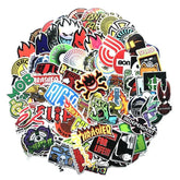 Cool Skateboard Brand Stickers Pack